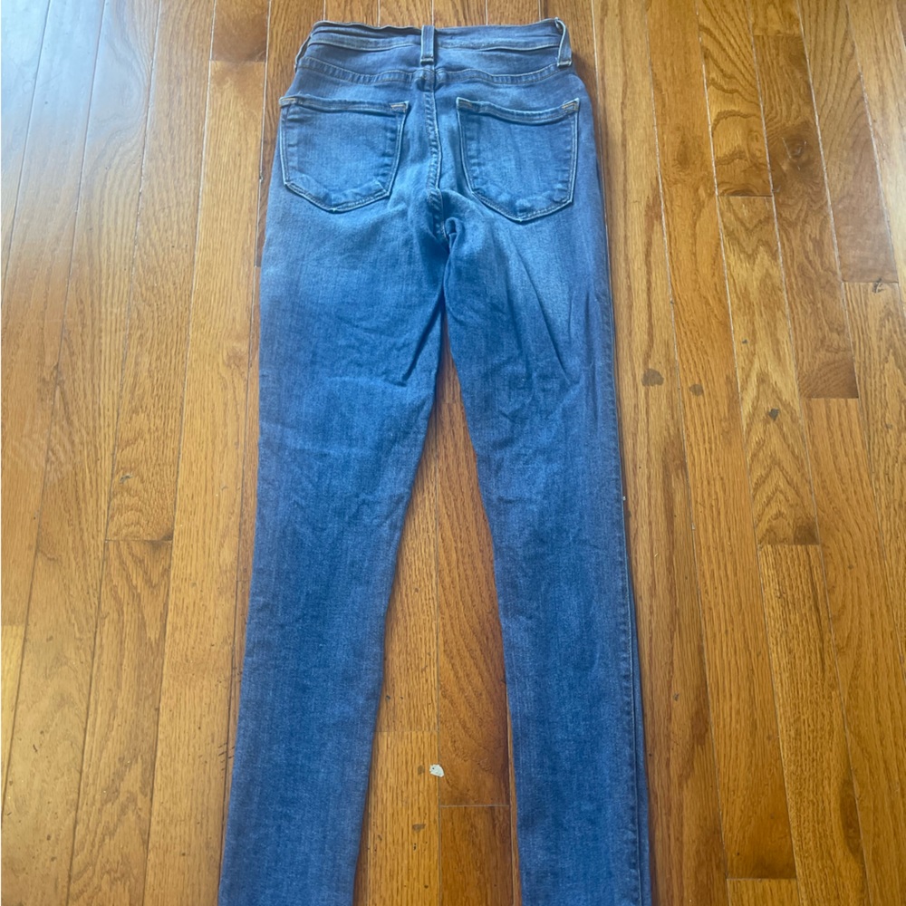 Women’s Fashion Nova Dark Wash Jean Leggings - Size 3 - Picture 8 of 12